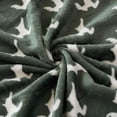 thumbnail image 3 of Holiday Time Plush Throw Blanket Reindeer, 50 in x 60 in, 3 of 9