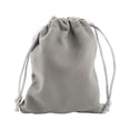 thumbnail image 2 of Drawstring Bag Storage Burlap Packaging Gift Cloth Cosmetic Gift Corset Pouches Sack Jewelries Bundle Organize Candy Cosmetic Coins Gray, 2 of 9