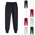 thumbnail image 1 of Sentmoon Summer Pants for Women Plus Size Drawstring High Elastic Waist Exercise Pants for Women Loose Cuffed Hem Solid Color Breathable Gym Pants Women Fall Streetwear for Sports Dance Running S, 1 of 6
