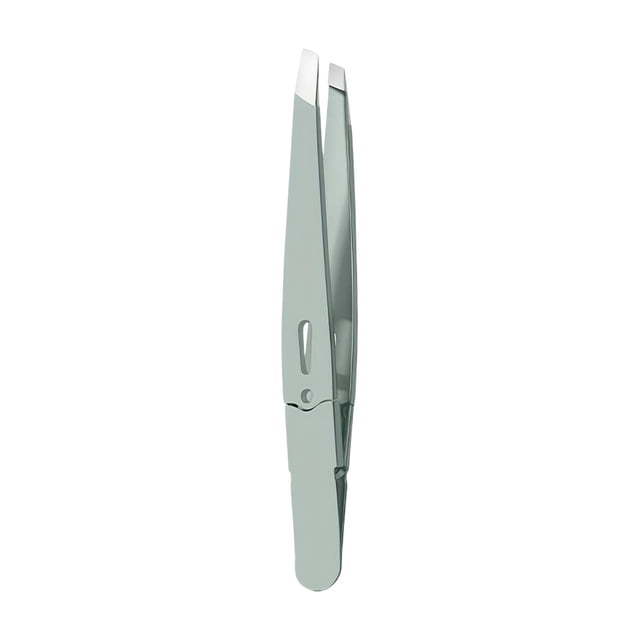 CJiaWei Stainless Steel Tweezers For Eyebrows And Facial Hair High Precision Slanted Tip Beauty Tool For Smooth Hair Removal