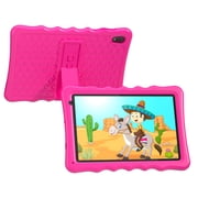 BYYBUO Tablet 10.1 Inch Tablet for Kids, Android 13 Tablet, 1280*800IPS Screen, Quad-core CPU, 4GB RAM+64GB Storage, Education, Games,5000mAH Battery, Gift for Kids, Pink