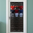 thumbnail image 4 of EGNMCR Closet Organizers and Storage,, Hat Rack For Baseball Caps, Hat Organizer Rack For Wall Or Door With 24 Clear Pockets, Hat For Storage And Display Baseball Caps hat rack, 4 of 5