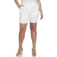 thumbnail image 2 of Rafaella Women's Extended Tab Shorts with Pockets, 2 of 5