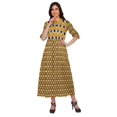 thumbnail image 2 of Moomaya Kurta Imprimée Tenue d'Été Kurti pour Dames Tunique à Fente avant Hauts pour Femmes, 2 of 5