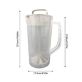 thumbnail image 2 of 2000ml Mixing Pitcher For Beverages With Lid And Plunger Stirrer Wide Mouth Drink Container For Juice Tea Milk Lemonade, 2 of 3