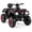 Red, variant on Gymax 24V 2-Seater 4-Wheeler Quad Electric Vehicle w/ 4 Motors Soft Start LED Lights Navy
