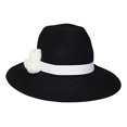 thumbnail image 3 of August Hat It Girl 3 Pom Fedora Grand, Noir, une Taille, 3 of 3
