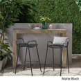 thumbnail image 3 of Noble House Tabouret de Bar Moderne en Fer Baltimore pour Extérieur Noir Mat (Ensemble de 2), 3 of 13