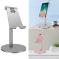 thumbnail image 2 of tredstone Aluminum Alloy Desk Desktop Phone Holder Cellphone Tablet Portable Adjustable Multi-Angle Desk Stand, 2 of 7