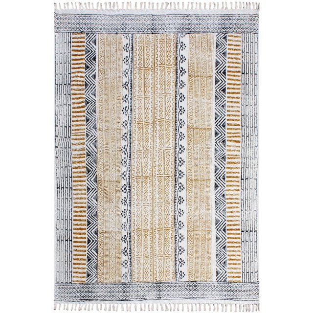 Casavani Handmade Eco Friendly Kitchen Carpet, Brown 2x3 ft