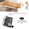 thumbnail image 2 of Mistaha Aluminum Alloy Router Table Insert Plate with Padded Wood Backer Plate, Silver, 3-piece Set, 240 * 200mm Plate Size, Woodworking Tool, 2 of 6
