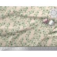 thumbnail image 2 of Soimoi White Poly Georgette Fabric Leaf Leaves Decor Fabric Printed Yard 52 Inch Wide, 2 of 3