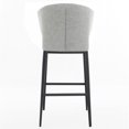 thumbnail image 5 of Tabouret de Bar à Dossier Ailé Rembourré de Qualité Contractuelle Cabo (26 Po/29 Po), 5 of 5