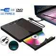 thumbnail image 1 of OUSITAID External CD/DVD Drive For Desktop And Laptop Computers  USB 3.0 DVD Player  Portable CD/DVD Burner  CD ROM External DVD Drive  Support For Laptops  Desktops  PCs  Windows 11/10/8, 1 of 6
