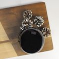 thumbnail image 2 of Northlight 4" Shiny Black Shatterproof Christmas Ball Ornament (100mm), 2 of 5