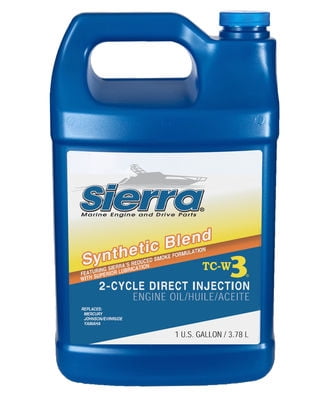 Sierra Marine Oil 18-9530-3 Marine Series; TC-W3; Synthetic Blend; 1 Gallon Jug; Single; NMMA/JASO/ISO/API Certified