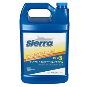 Sierra Marine Oil 18-9530-3 Marine Series; TC-W3; Synthetic Blend; 1 Gallon Jug; Single; NMMA/JASO/ISO/API Certified