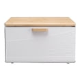 thumbnail image 2 of Iron Bread Box Holder,Iron Bread Box Trapezoidal Bread Box Large Capacity Iron Bread Box Cutting-Edge Features, 2 of 8