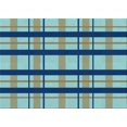 thumbnail image 1 of Ahgly Company Machine Washable Indoor Rectangle Transitional Tiffany Blue Area Rugs, 6' x 9', 1 of 7