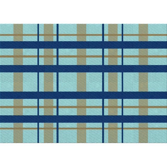 Ahgly Company Machine Washable Indoor Rectangle Transitional Tiffany Blue Area Rugs, 6' x 9'