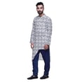 thumbnail image 2 of Atasi Printed Long Asymmetric Kurta Pajama Set For Men Party Wear Clothing, 2 of 4