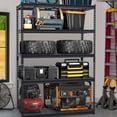 thumbnail image 1 of QinaQin Industrial 5-Tier Wire Shelf, Adjustable Metal Storage Rack with 2500 lbs Capacity, 1 of 8