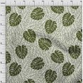 thumbnail image 4 of oneOone Georgette Viscose Olive Green Fabric Tropical Fabric For Sewing Printed Craft Fabric By The Yard 42 Inch Wide, 4 of 4