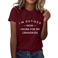 thumbnail image 1 of B91xZ T-shirts pour Femmes à Manches Courtes T-shirts à Col Rond T-shirts, 1 of 5