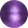 thumbnail image 1 of Ahgly Tapis Rond Lavable en Machine Intérieur Transitionnel Violet Vif, 6 Pieds Rond, 1 of 7