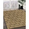 thumbnail image 3 of Ahgly Company Tapis Rectangulaire Lavable en Machine Intérieur Transitionnel Rouge Brun, 7 Pieds x 9 Pieds, 3 of 7