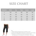 thumbnail image 4 of Capris pour Femmes à Enfiler avec Cordon de Serrage Séchage Rapide Pantalons Cargo Réglables Bas Respirants Taille Élastique Pantalons Raccourcis avec Poches Vert Armée G, 4 of 9
