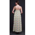 thumbnail image 4 of Bimba Rayon Floral Printed Spaghetti Strap Sleeveless Womens Cami Maxi Slip Swing Dress-Large, 4 of 4