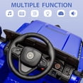 thumbnail image 4 of 12V Kids Ride On Truck Car, Battery Powered Electric Vehicles with Remote Control, Spring Suspensions, 3 Speeds, LED Lights, Music, MP3, Ride On Toy Car for Children Toddles Boys Girls, 4 of 6