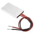 thumbnail image 3 of Aluminum PTC Heating Plate, PTC Heating Plate, 50×28.5mm Aluminum Housing PTC Heating  Thermostatic Heater Plate Insulation, Terminal Blocks, 3 of 8