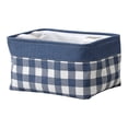 thumbnail image 2 of Meitianfacai Large Laundry Basket Freestanding Storage Bag Tall Clothes Hamper With Extended Handles For Clothes Pillows Quilts Blankets Storage Bag In The Dorm And Family, Blue, 2 of 7