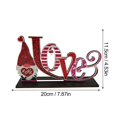 thumbnail image 3 of AMERTEER Décorations en Bois pour la Saint-Valentin Décorations de Table Décorations de Fête, 3 of 3
