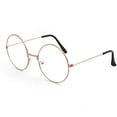 thumbnail image 1 of Vintage Women Men  Circle Metal Spectacles Optical Glasses Eyeglasses Frame, 1 of 11