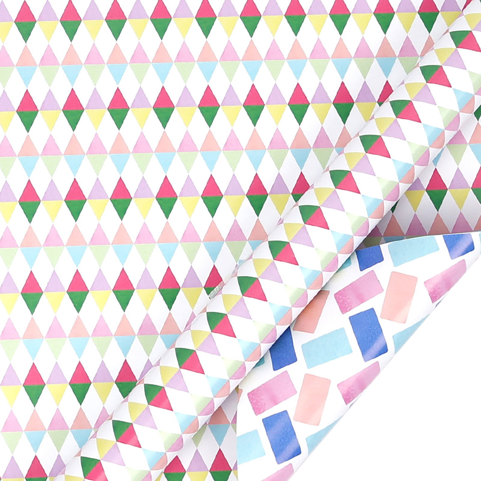 Festival Birthday Party Gift Wrapping Paper Roll, Double-sided ...