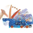 thumbnail image 4 of Transporteur de Dinos : Transformateur T-Rex avec Piste de Course pour 20+ Voitures, 4 of 5