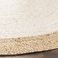 thumbnail image 3 of Natural Farmhouse Inner White Jute Round Rug Size 9 x 9 Feet ( 270 cm x 270 cm ), 3 of 3