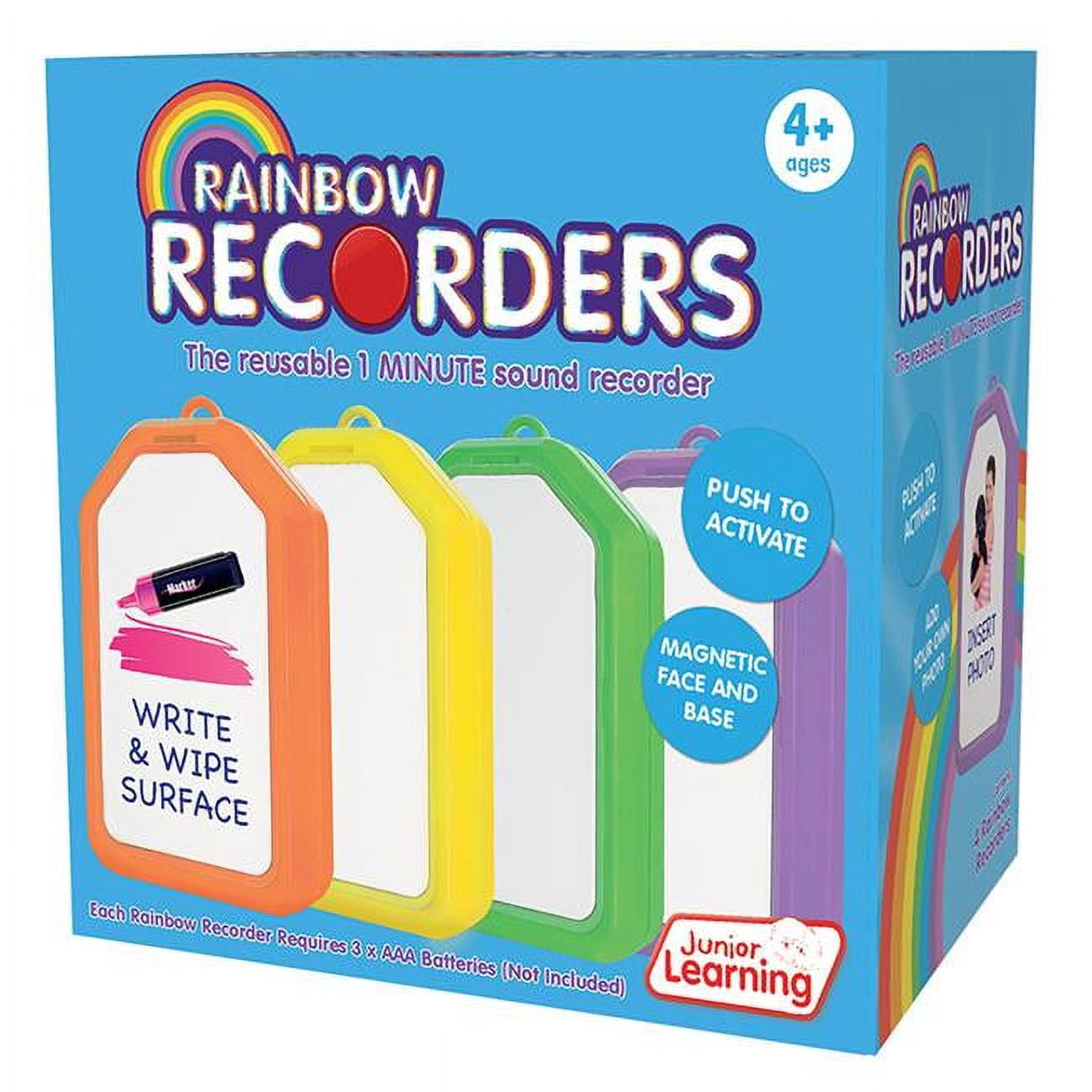 Junior Learning JRL149 Enregistreurs Arc-en-Ciel&44; Ensemble de 4