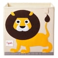 thumbnail image 1 of 3 Sprouts Children's Foldable Fabric Storage Cube Soft Toy Bin Basket, Lion, 1 of 4