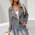 thumbnail image 2 of CEHVOM Veste Décontractée à Manches Longues pour Femmes avec Fermeture Éclair en Solde, 2 of 7