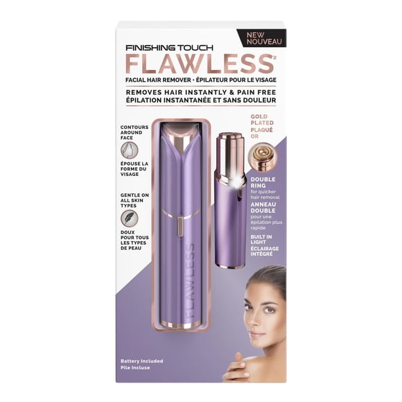 Finishing Touch Flawless Facial Hair Remover, Lavender