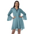 thumbnail image 1 of Moomaya Robes de Plage Imprimées Femmes Robe Aguichant Robes Mini Brodées pour Femmes, 1 of 4