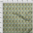 thumbnail image 2 of oneOone Polyester Lycra Fabric Floral & Paisley Block Printed Fabric 1 Yard 56 Inch Wide, 2 of 4