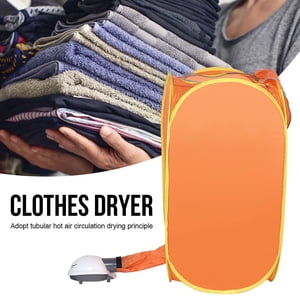 Séchoir portable, Mini sécheuse pour appartement, RV, Voyages 750-800W Machine à sécher les vêtements électriques, pliable rack de sécheuse avec sac à sec pour l'appartement, intérieur, Voyage, RV
