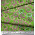 thumbnail image 3 of Soimoi Rayon Fabric Flower Artistic Printed Craft Fabric by the Yard 42 Inch Wide, 3 of 3