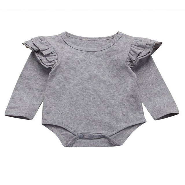 Barboteuse pour Nouveau-Née Fille, Justaucorps à Volants, Combinaison, Tenue