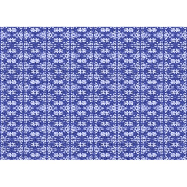 Ahgly Company Tapis d'Intérieur Lavable en Machine Rectangle Transitionnel Jeans Bleu, 2 Pieds x 4 Pieds